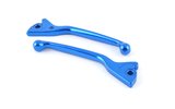 Brake Lever Set (Grimeca) blue Piaggio NRG DD / Runner DD