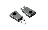 Handlebar Clamps adjustable d.28,6mm - 55mm black
