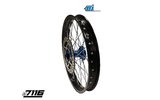 Front Wheel alu 1.6x17" - CNC hub blue w/ disc YCF Factory Pitbike