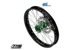 Front Wheel alu 1.6x17" - CNC hub green w/ disc YCF Factory Pitbike