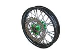 Front Wheel - CNC hub green w/ disc Pit Bike YCF50A