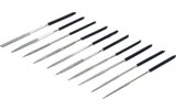 Diamond File Set BGS straight 140 x 3 mm 10 pcs.