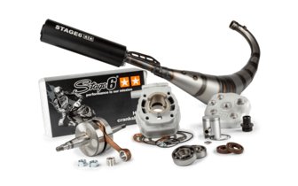 Virityssarja sylinteri + kampiakseli + pakoputkisto Stage6 Sport Pro MK2 50cc Derbi Euro 2