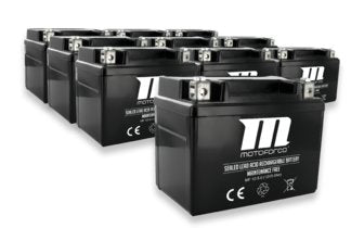 10 kpl SLA-akkuja SLA4L-BS / 12 V 5 Ah +25 %
