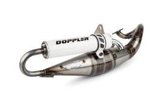Pakoputkisto Doppler S3R Evolution Minarelli vaakasuora valkoinen