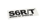 Sticker Stage6 R/T 140x48mm Black