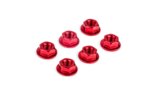 Nuts M6 (x6) red