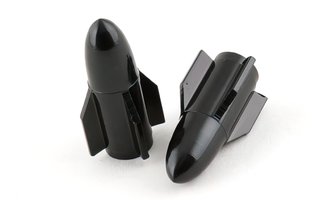 Venttiilikorkit STR8 Rocket musta