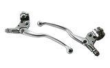 Brake Levers long for mopeds chrome