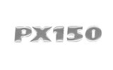 Badge Vespa PX200 chrome
