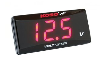 Digitaalinen volttimittari Koso Super Slim punainen
