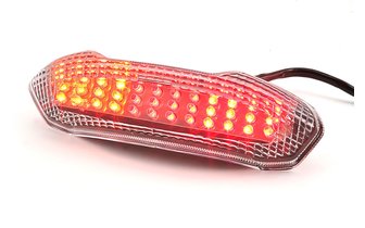 LED-takavalo STR8 vilkuilla Piaggio NRG Power DD / DT