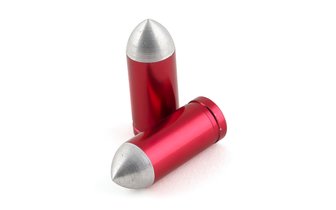 Venttiilikorkit Bullet punainen
