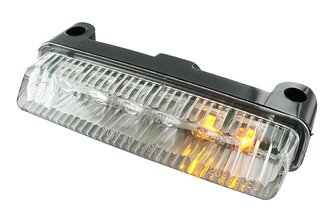 LED-takavalo STR8 Mini vilkuilla, yleismallin valkoinen