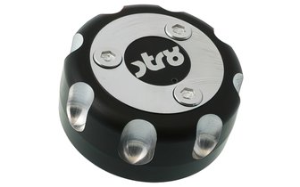 Polttoainekorkki STR8 CNC Yamaha / MBK / Derbi Senda musta