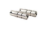 Footpegs knurled silver