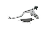 Clutch / Brake Fitting + Lever black aluminium