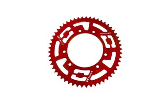Takaratas 53T / 420 Doppler CNC:llä, punainen Rieju MRT / Senda / DT50
