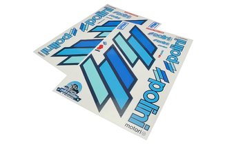 Tarra-arkki Polini Team Scooter A2 musta ääriviiva