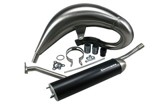 Pakoputkisto Tecnigas E-NOX STEEL Aprilia MX50/RX50, valmistusvuosi 96-05