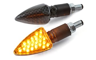 LED-vilkut STR8 Demon II E hiilikuituinen ulkonäkö