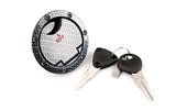 Fuel Cap lockable Yamaha Aerox matte carbon look