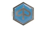 Badge Piaggio chrome