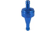 Fuel Filter CNC d=6mm blue anodised