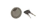 Fuel Cap lockable Yamaha Aerox silver-gray