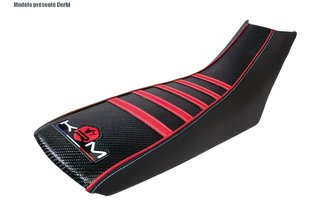 Satulanpäällinen KRM punainen Derbi X-treme 2011-2017