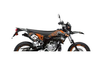 Tarrasarja Yamaha DT 50 Stage6 oranssi/musta