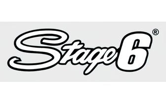 Tarra Stage6 logo 20x6cm valkoinen