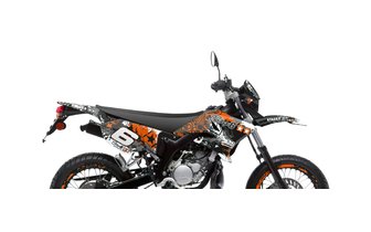 Tarrasarja Yamaha DT 50 Stage6 oranssi/valkoinen