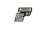 Sticker S51 Enduro green Simson