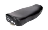 Seat black with logo Simson