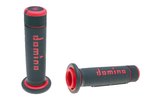 Grips Domino A180 ATV thumb throttle 22/22mm black-red