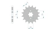 Front Sprocket Afam 13 teeth Beta RR LC