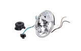 Headlight round 12V H4 / HS1 halogen w/ parking light Simson