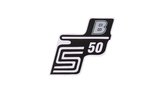 Sticker S50 B silver Simson