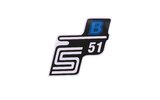 Sticker S51 B blue Simson