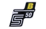 Sticker S50 B yellow Simson