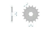 Front Sprocket Afam 428 / 13 teeth KX 80 / 85