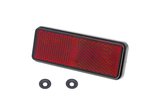 Reflector rear angular red