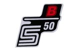 Sticker S50 B red Simson