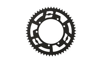 Takaratas 53T / 428 Doppler teräs musta Sherco 50 vuoteen 2020 asti