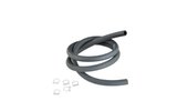 Fuel Hose w/ 5 clips d.8x13mm - 1M black