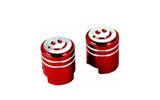 Valve Caps Smiley red