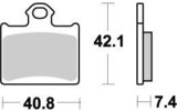 Brake Pads rear Moto Master Nitro TC / SX 85
