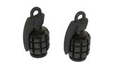 Valve Caps Grenade black