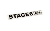 Sticker plotted Stage6 110x33mm black